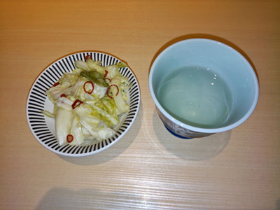 お通し＆お猪口
