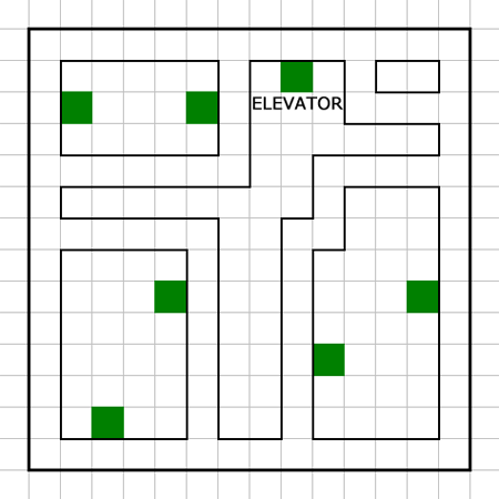 20階建てビル15F