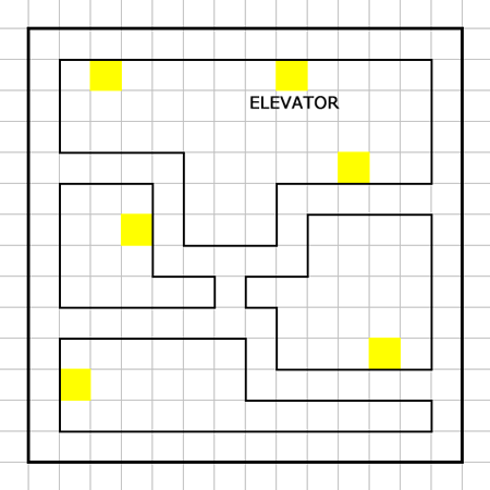 20階建てビル18F