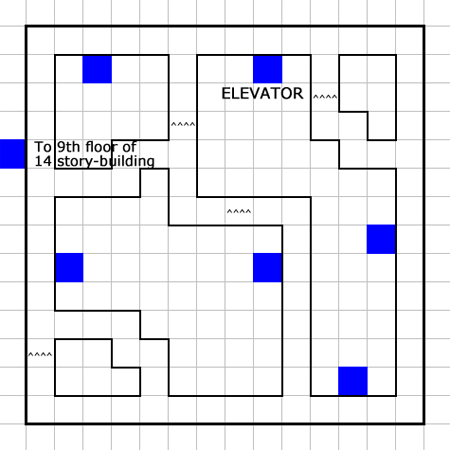 20階建てビル8F