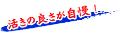 活きの良さが自慢！ 