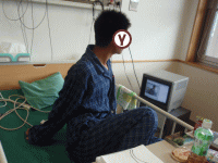 脳波電極を外して、お風呂に入ってさっぱり～